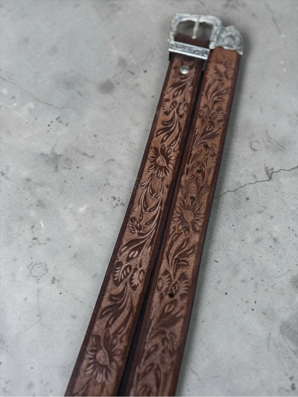 ANGUS STOKE   Genuine Buffalo Leather Belt NWOT   (Size 40-42 / 120cm)